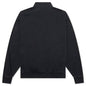 Embroidered Logo Quarter Zip Sweatshirt - Black