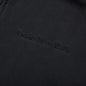 Embroidered Logo Quarter Zip Sweatshirt - Black