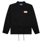 King Logo Twill Coaches Jacket - Charcoal