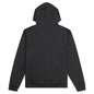 Script Oversized Embroidered Hoodie - Charcoal