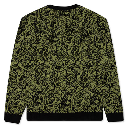 Awake Paisley Cardigan - Black