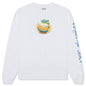 Awake Pastel L/S Tee - White