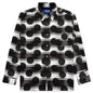 Awake Polka Dot Flannel Shirt - Black