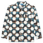 Awake Polka Dot Flannel Shirt - Dusty Blue