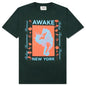 Awake Seahorse Tee - Dark Green