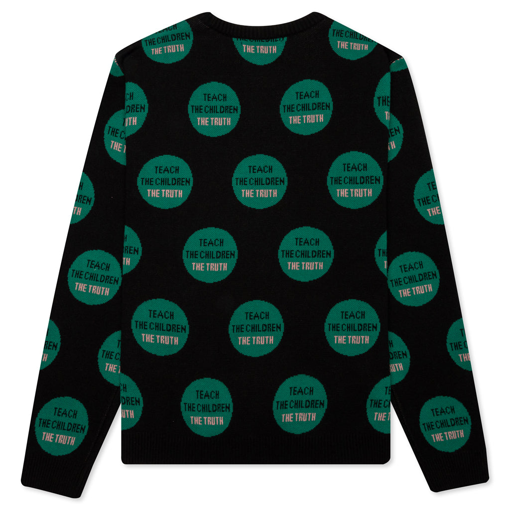 Awake Truth Pullover Sweater - Black