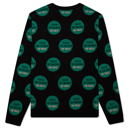 Awake Truth Pullover Sweater - Black
