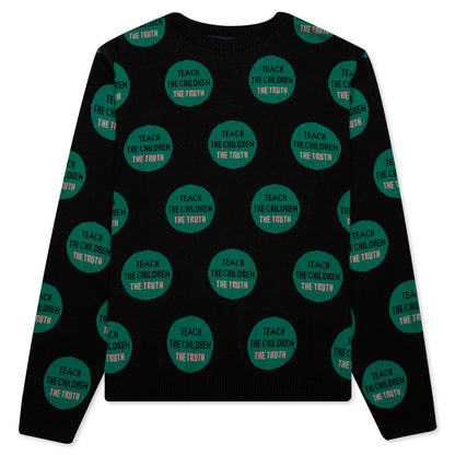 Awake Truth Pullover Sweater - Black