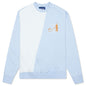 Awake Two-Tone Split City Crewneck - Sky