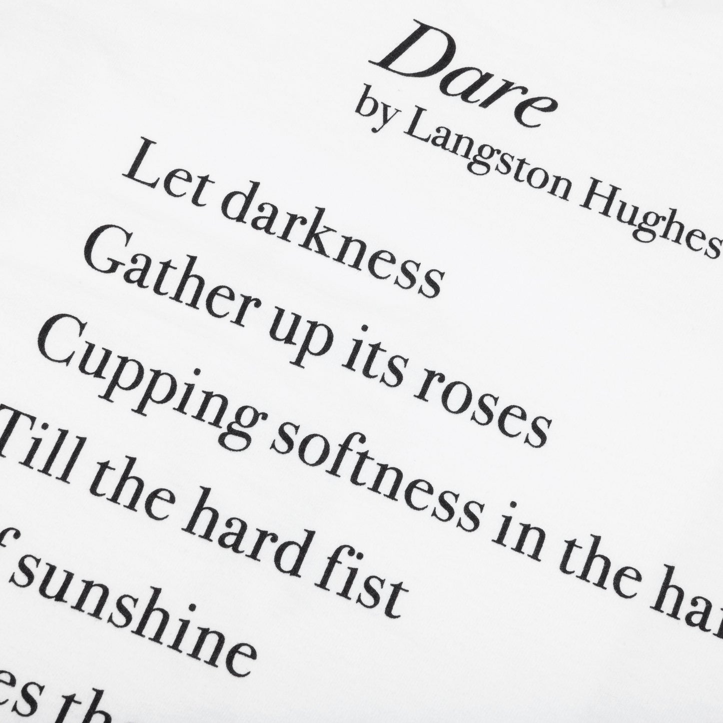 Awake x Langston Hughes Tee - White