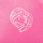 BB Faded Helmet S/S Crop Fit Knit - Carmine Rose