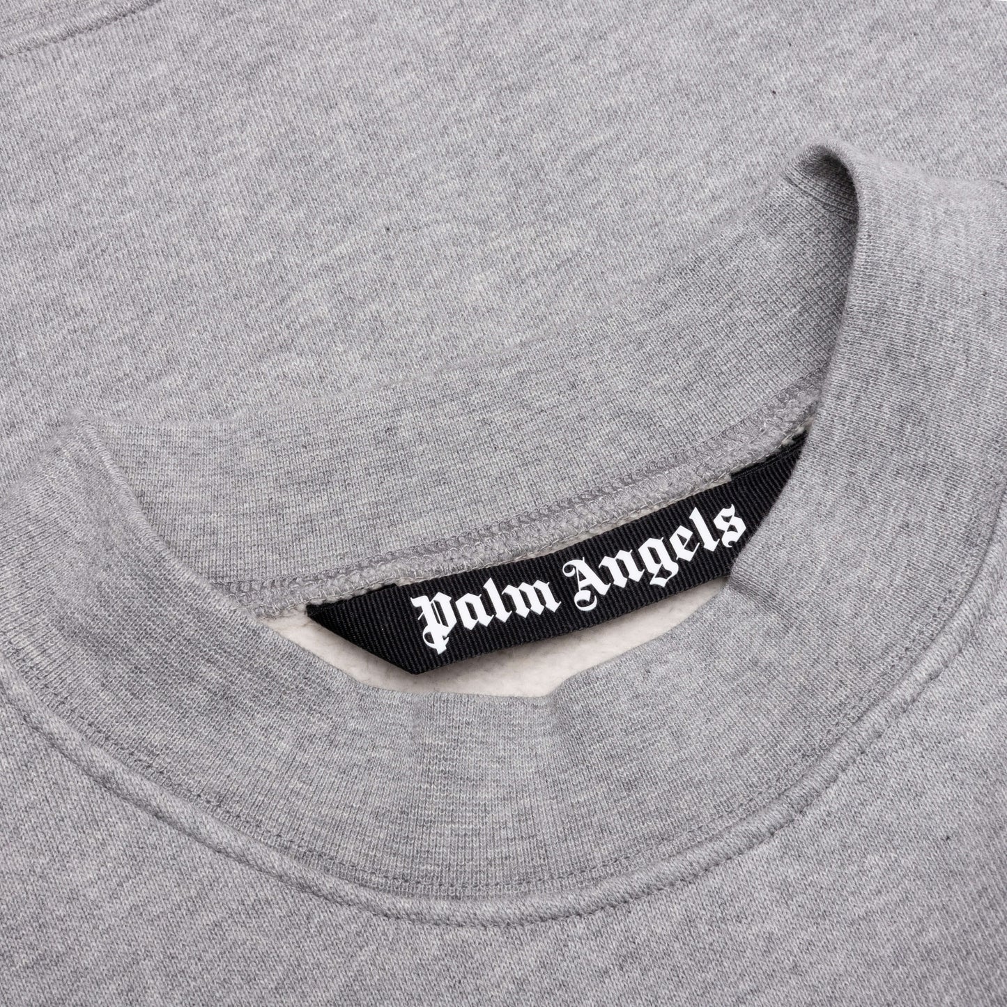 Back College Crew - Melange Grey/Petrol