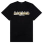 Bulky Fit Foil Tape T-Shirt - Blanc/Noir/Argent
