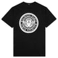 Coin Flock Straight Fit T-Shirt - Noir/Blanc