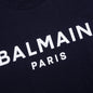 Flock Bulky Fit T-Shirt - Bleu Marine/Blanc