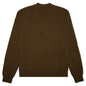 Merino Pullover - Kaki/Orange
