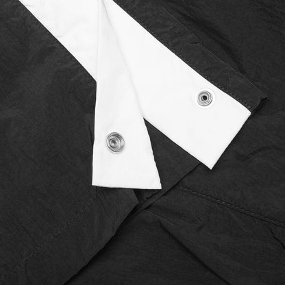 Nylon Snapped Track Pants - Noir/Blanc