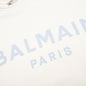 Printed Hoodie - Beige/Bleu Clair