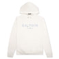 Printed Hoodie - Beige/Bleu Clair