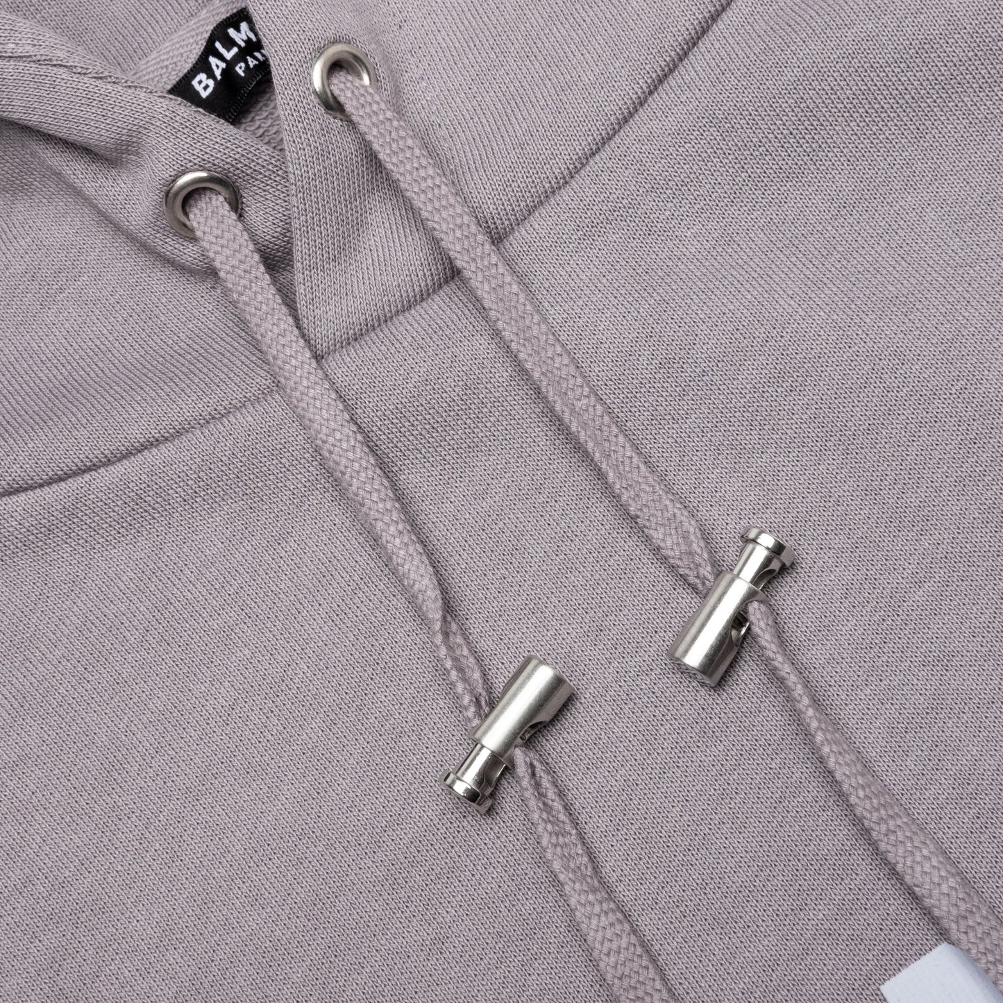 Printed Hoodie - Gris Fonce/Bleu Clair