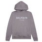 Printed Hoodie - Gris Fonce/Bleu Clair