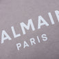 Printed Hoodie - Gris Fonce/Bleu Clair