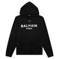 Printed Hoodie - Black/White