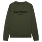 Printed Sweatshirt - Kaki Fonce
