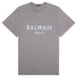 Printed T-Shirt - Gris Fonce/Bleu Clair