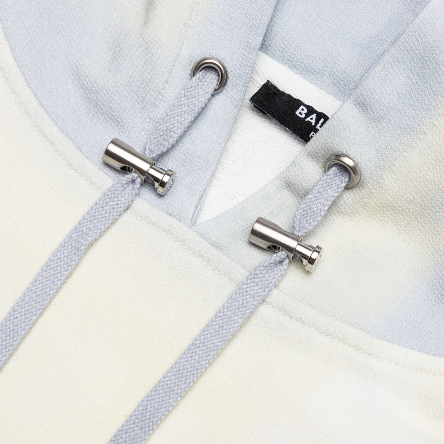 Watercolor Hoodie - Bleu Clair/Blanc/Jaune Pale