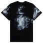 X-Ray Print Raw Edge T-Shirt - Noir/Blanc