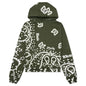 Bandana Hoodie - Olive