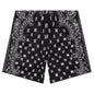 Bandana Paisley Swim Trunk - Black