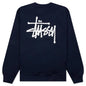 Basic Stussy Crew - Navy