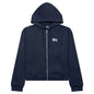 Basic Stussy Zip Hoodie - Navy