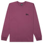 Basic Stussy L/S Tee - Berry