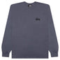 Basic Stussy Pigment Dyed L/S Tee - Indigo