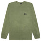 Basic Stussy Pig. Dyed L/S Tee - Olive