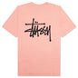 Basic Stussy Pig. Dyed Tee - Coral