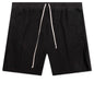 Butt Zipp Long Boxer Shorts - Black