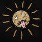 Beaded Sun Crewneck - Worn Black