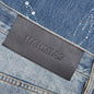 Beaded Wide Jeans - Dark Wash