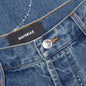Beaded Wide Jeans - Dark Wash