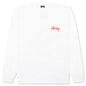 Beat Crazy L/S Tee - White