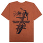 Beat Sounds Pigment Dyed Tee - Rust