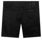 Berry Wide Denim Short - Jet Black