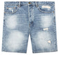 Berry Wide Denim Short - Vintage Med Blue
