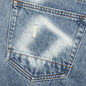 Berry Wide Denim Short - Vintage Med Blue