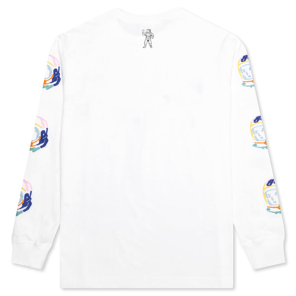 BB Abstract Arch L/S Knit - White