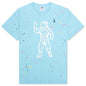 BB Astro Splattered S/S Knit - Sky Blue